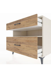 Kronos Şifonyer Tek Raflı 2 Çekmeceli 88x59x80 Aytaşı-Çam