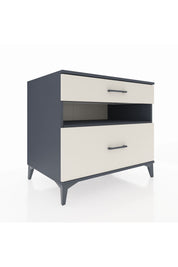 Kronos Şifonyer Tek Raflı 2 Çekmeceli 88x59x80 Antrasit-Aytaşı