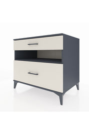 Kronos Şifonyer Tek Raflı 2 Çekmeceli 88x59x80 Antrasit-Aytaşı