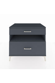 Kronos Şifonyer Tek Raflı 2 Çekmeceli 88x59x80 Antrasit-Antrasit