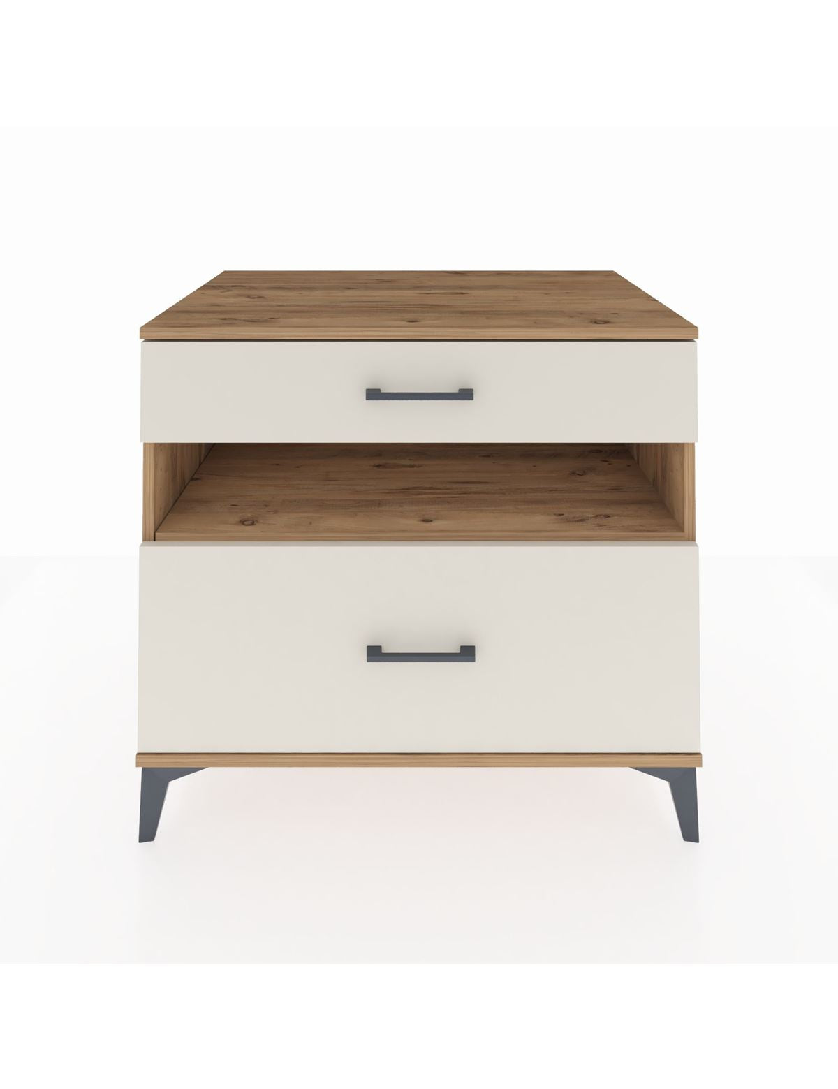 Kronos Şifonyer Tek Raflı 2 Çekmeceli 88x59x80 Çam-Aytaşı