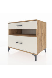 Kronos Şifonyer Tek Raflı 2 Çekmeceli 88x59x80 Çam-Aytaşı