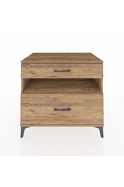 Kronos Şifonyer Tek Raflı 2 Çekmeceli 88x59x80 Çam-Çam