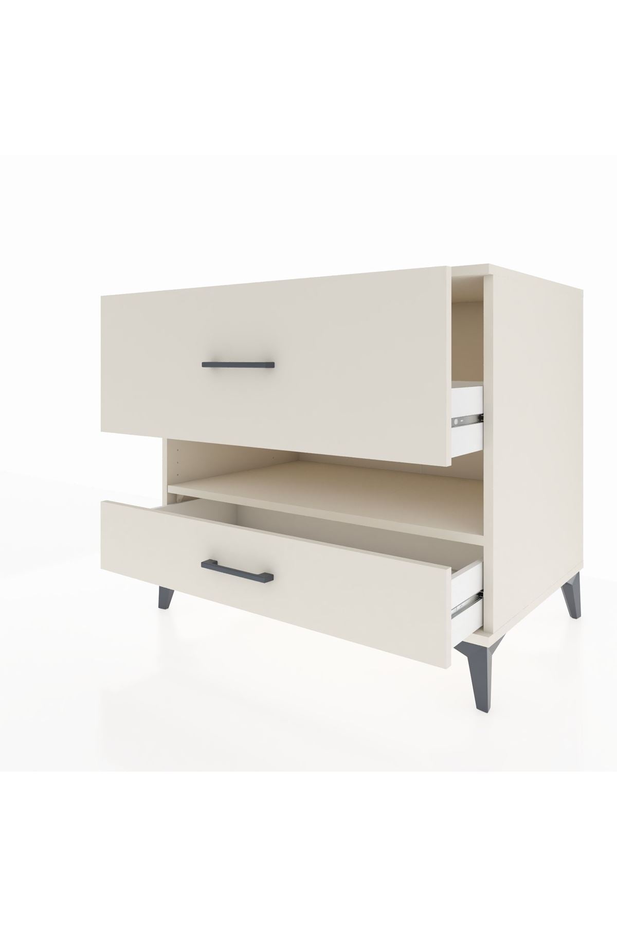 Kronos Şifonyer Tek Raflı 2 Çekmeceli 88x59x80 Aytaşı-Aytaşı