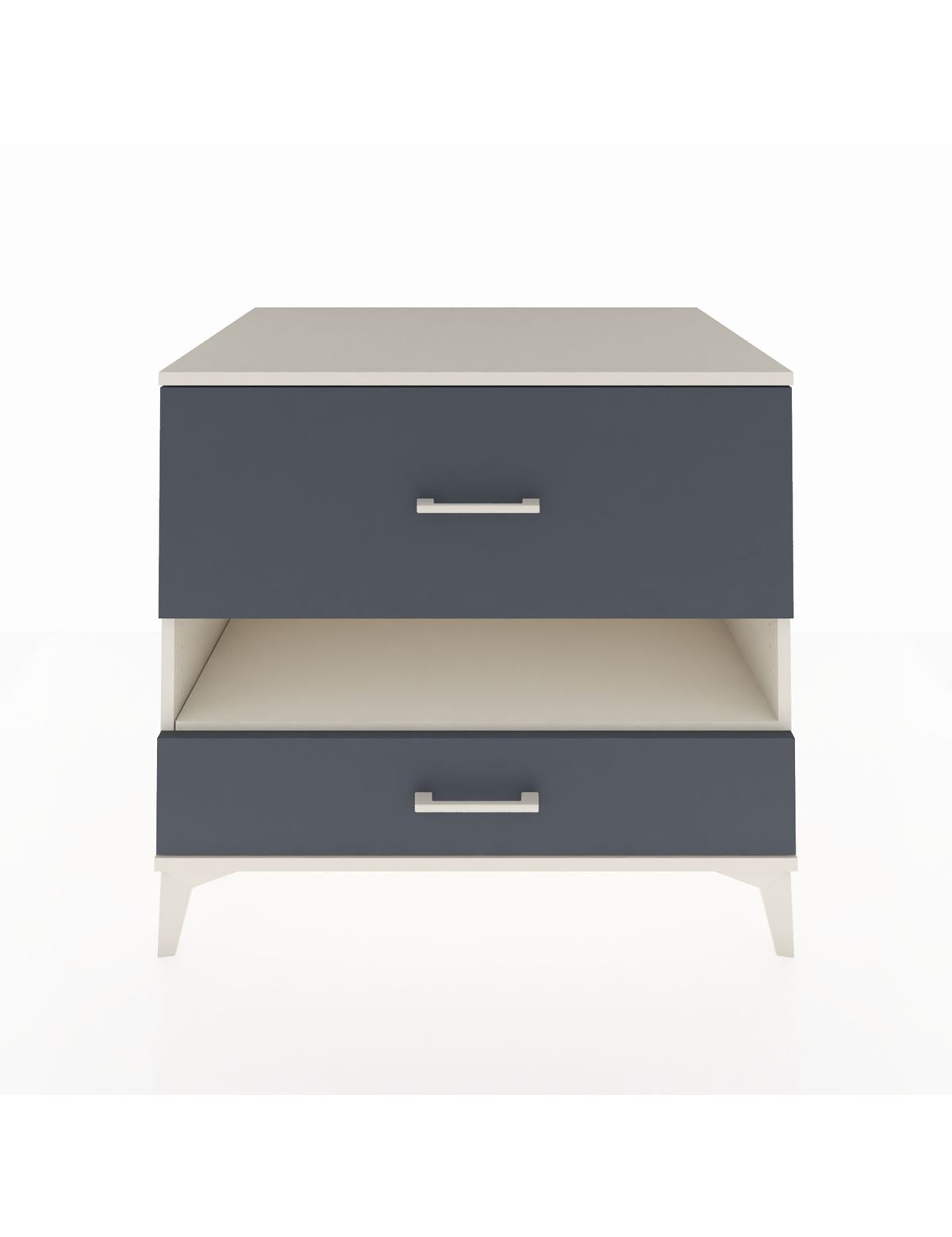 Kronos Şifonyer Tek Raflı 2 Çekmeceli 88x59x80 Aytaşı-Antrasit