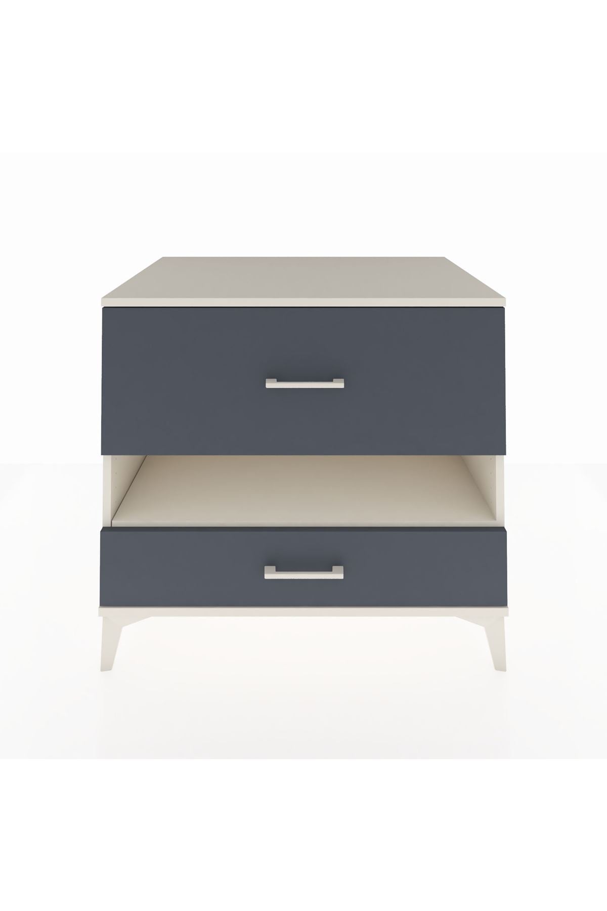 Kronos Şifonyer Tek Raflı 2 Çekmeceli 88x59x80 Aytaşı-Antrasit