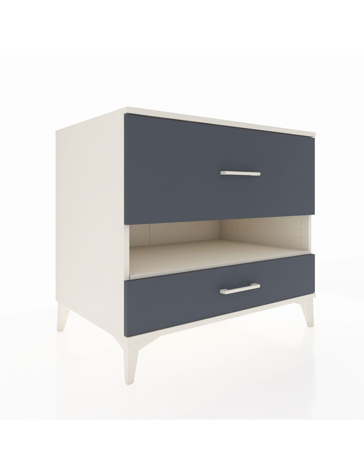 Kronos Şifonyer Tek Raflı 2 Çekmeceli 88x59x80 Aytaşı-Antrasit