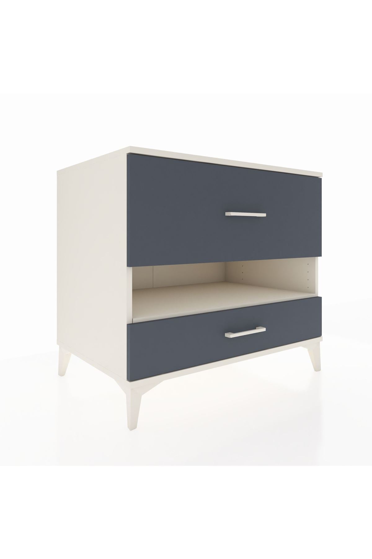 Kronos Şifonyer Tek Raflı 2 Çekmeceli 88x59x80 - S69M019V2C