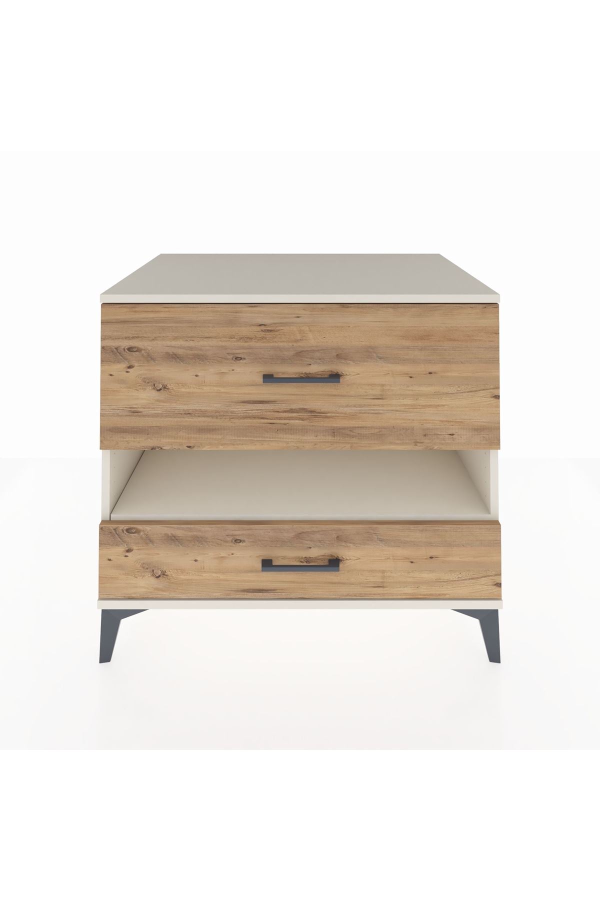 Kronos Şifonyer Tek Raflı 2 Çekmeceli 88x59x80 Aytaşı-Çam