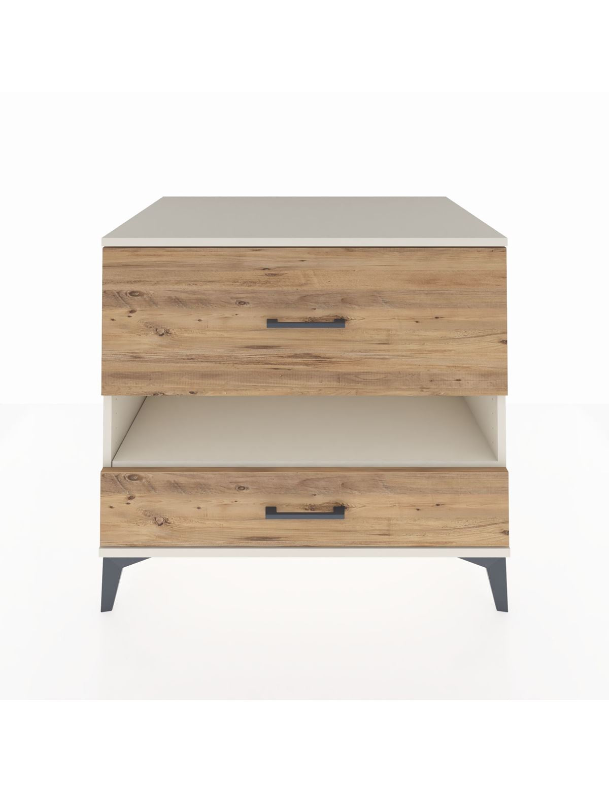 Kronos Şifonyer Tek Raflı 2 Çekmeceli 88x59x80 - S69M019V3C