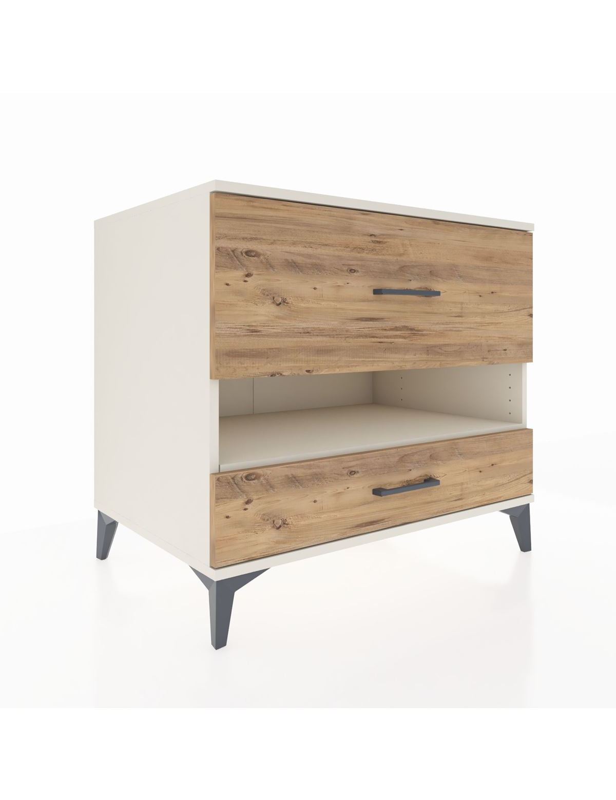 Kronos Şifonyer Tek Raflı 2 Çekmeceli 88x59x80 - S69M019V3C