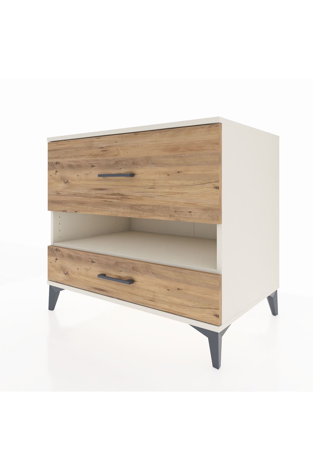 Kronos Şifonyer Tek Raflı 2 Çekmeceli 88x59x80 Aytaşı-Çam