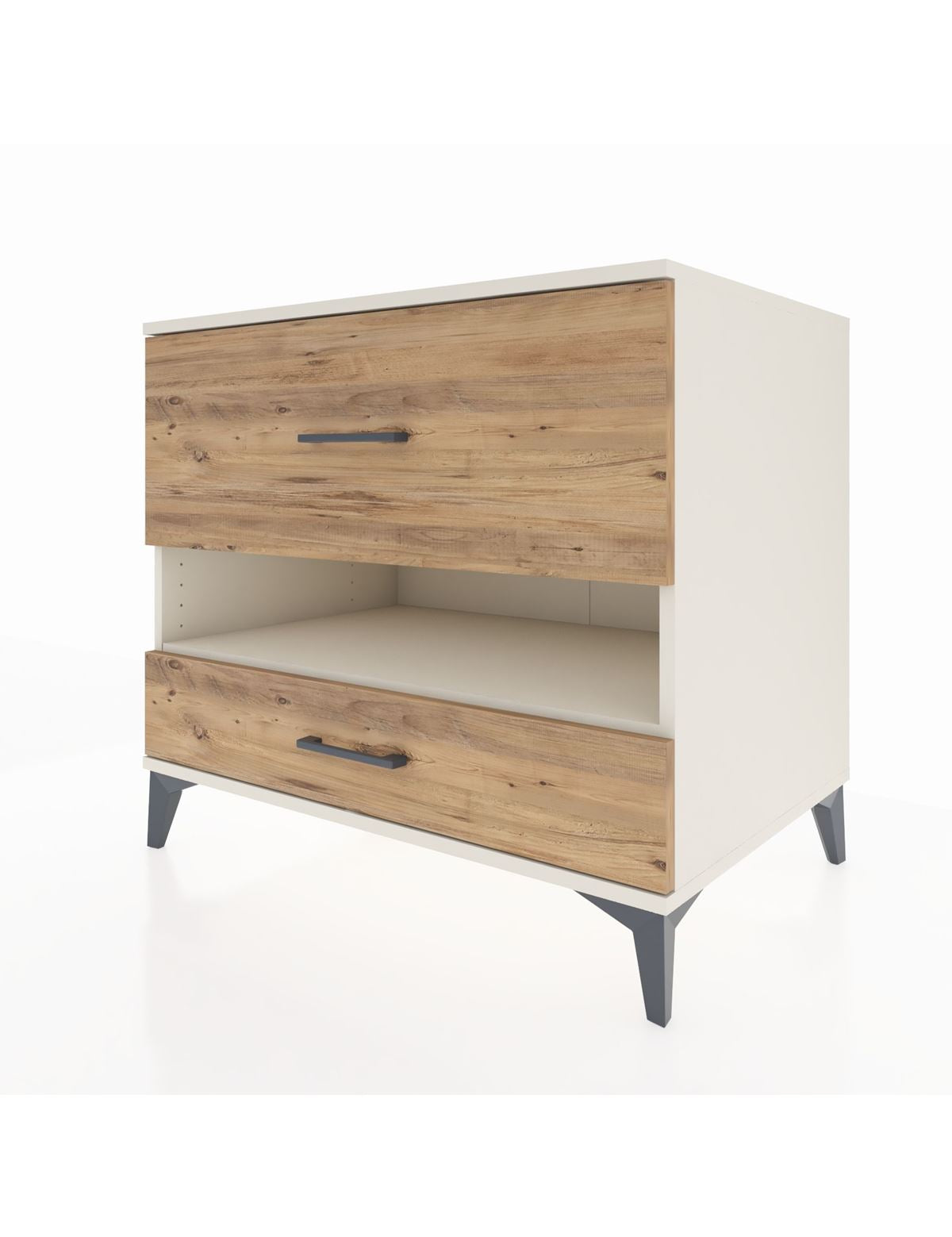 Kronos Şifonyer Tek Raflı 2 Çekmeceli 88x59x80 - S69M019V3C