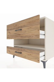 Kronos Şifonyer Tek Raflı 2 Çekmeceli 88x59x80 Aytaşı-Çam