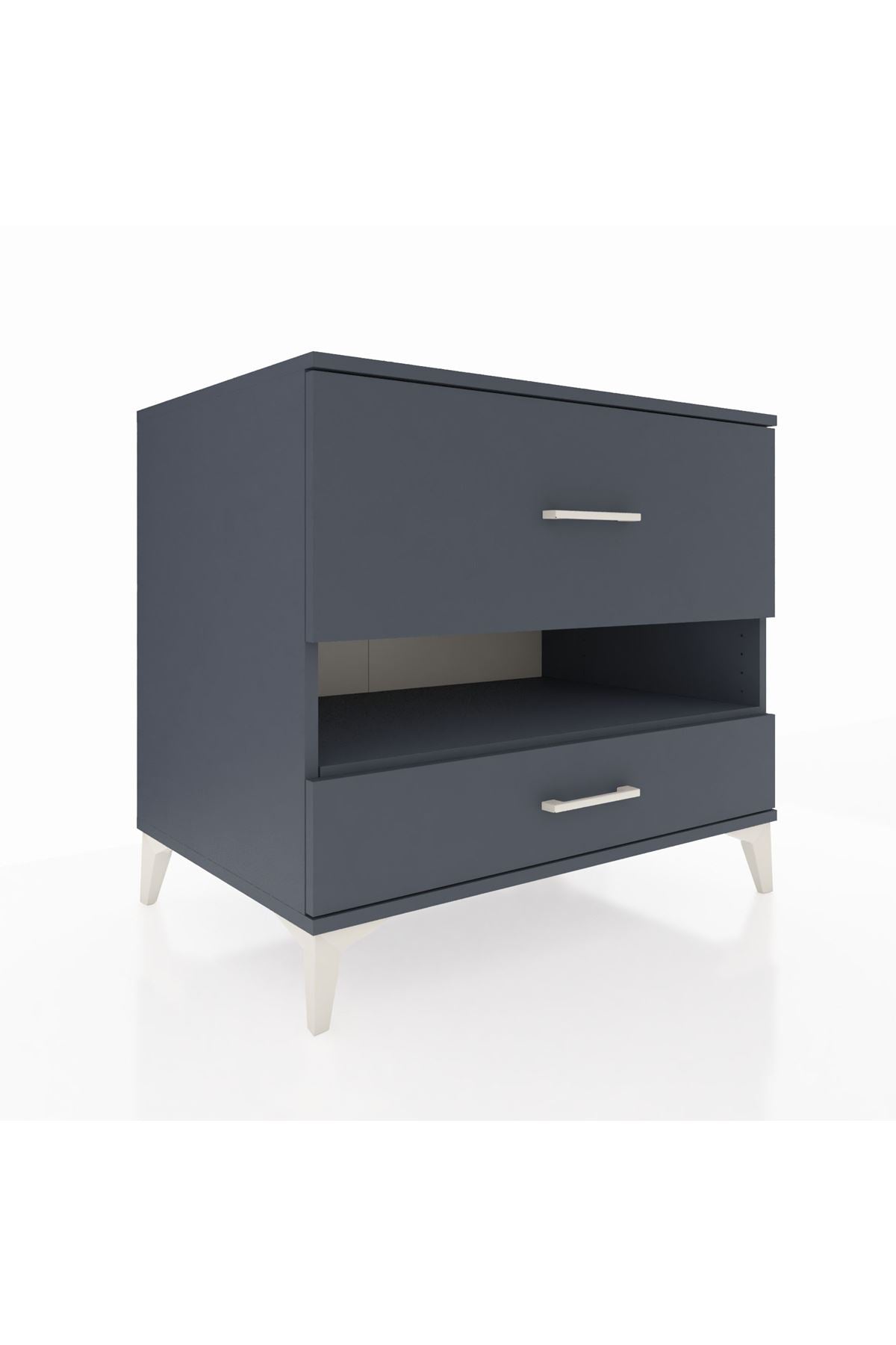 Kronos Şifonyer Tek Raflı 2 Çekmeceli 88x59x80 - S69M019V5C