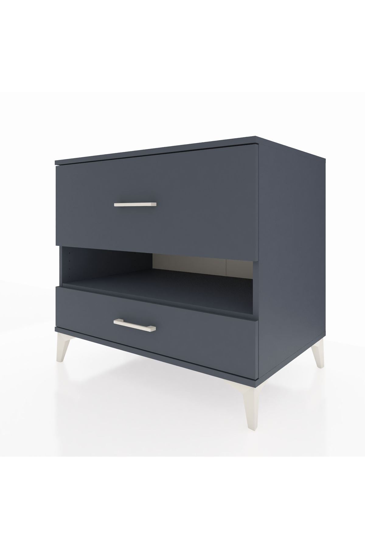 Kronos Şifonyer Tek Raflı 2 Çekmeceli 88x59x80 - S69M019V5C