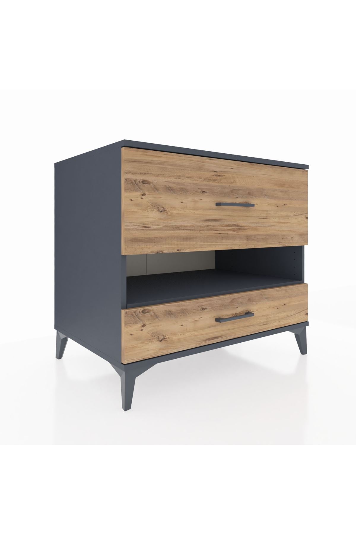 Kronos Şifonyer Tek Raflı 2 Çekmeceli 88x59x80 - S69M019V6C