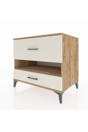 Kronos Şifonyer Tek Raflı 2 Çekmeceli 88x59x80 Çam-Aytaşı
