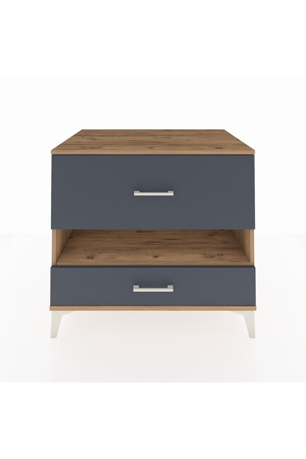 Kronos Şifonyer Tek Raflı 2 Çekmeceli 88x59x80 - S69M019V8C