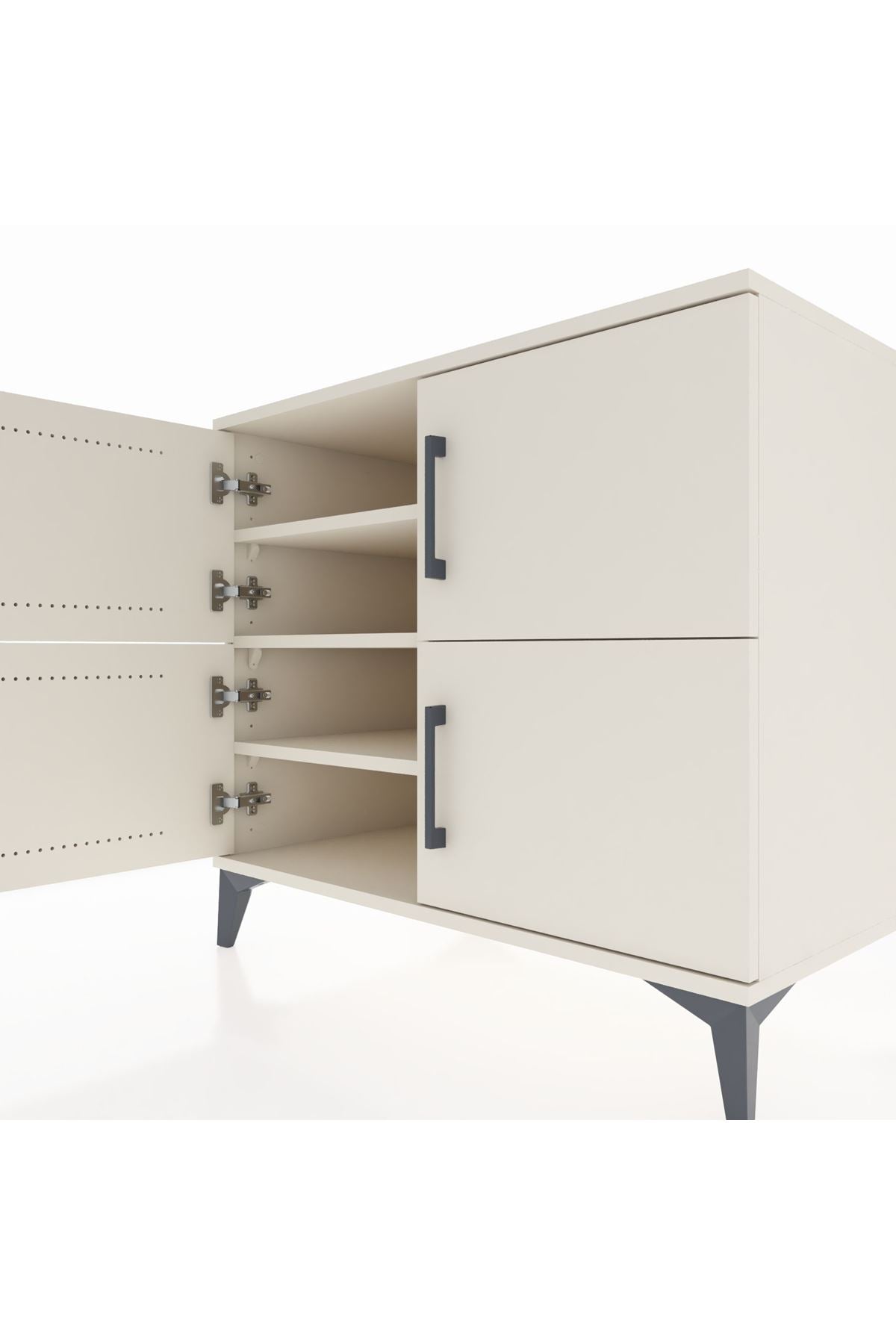 Kronos Şifonyer 3 Raflı 4 Kapaklı 88x59x80 Aytaşı-Aytaşı