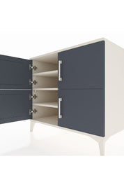 Kronos Şifonyer 3 Raflı 4 Kapaklı 88x59x80 Aytaşı-Antrasit