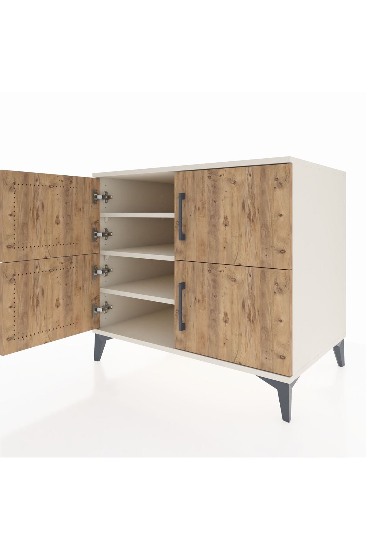 Kronos Şifonyer 3 Raflı 4 Kapaklı 88x59x80 Aytaşı-Çam