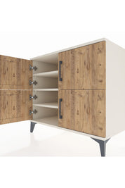 Kronos Şifonyer 3 Raflı 4 Kapaklı 88x59x80 Aytaşı-Çam