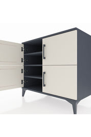 Kronos Şifonyer 3 Raflı 4 Kapaklı 88x59x80 Antrasit-Aytaşı