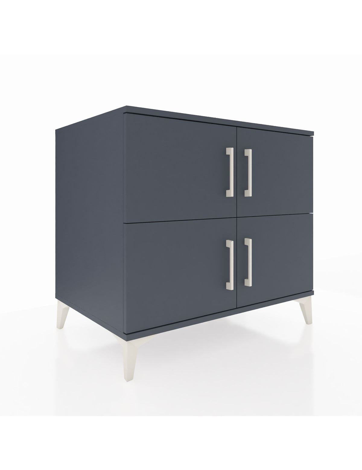 Kronos Şifonyer 3 Raflı 4 Kapaklı 88x59x80 Antrasit-Antrasit