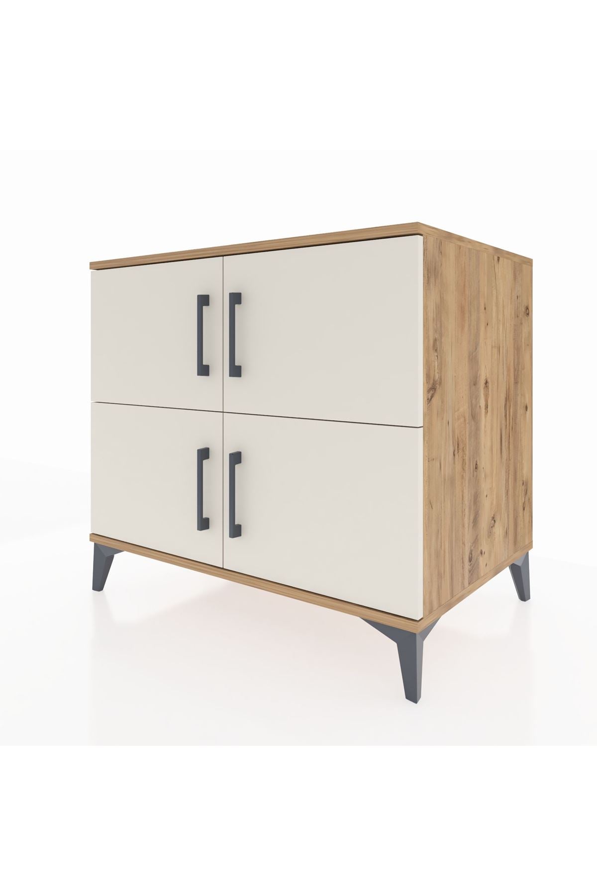 Kronos Şifonyer 3 Raflı 4 Kapaklı 88x59x80 Çam-Aytaşı