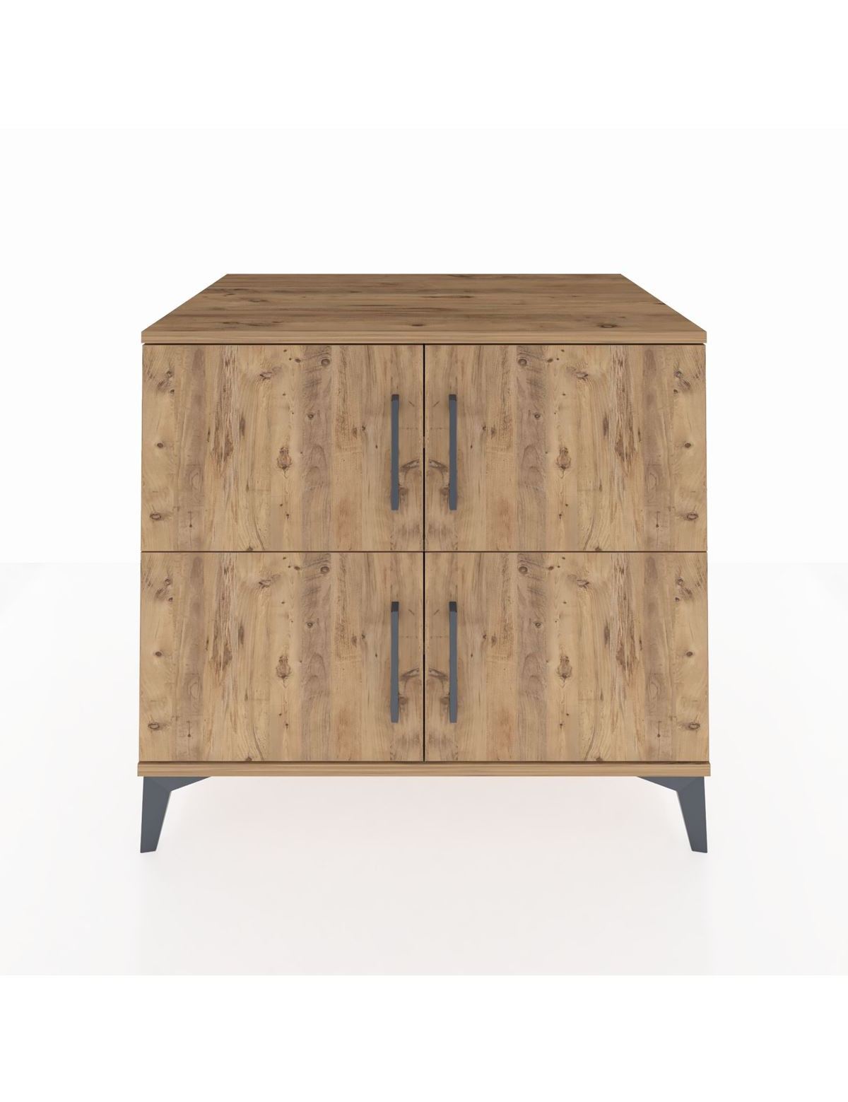 Kronos Şifonyer 3 Raflı 4 Kapaklı 88x59x80 Çam-Çam