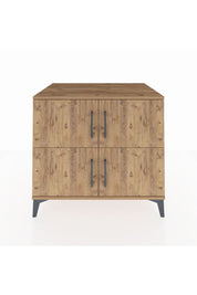 Kronos Şifonyer 3 Raflı 4 Kapaklı 88x59x80 Çam-Çam