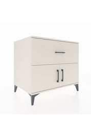 Kronos Şifonyer Tek Raflı Tek Çekmeceli 2 Kapaklı 88x59x80 - S69M021V1C