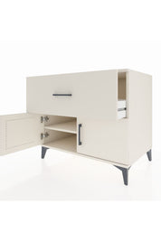 Kronos Şifonyer Tek Raflı Tek Çekmeceli 2 Kapaklı 88x59x80 - S69M021V1C