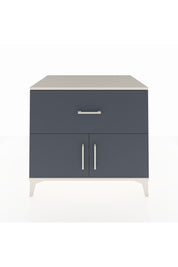 Kronos Şifonyer Tek Raflı Tek Çekmeceli 2 Kapaklı 88x59x80 Aytaşı-Antrasit