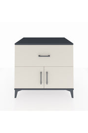 Kronos Şifonyer Tek Raflı Tek Çekmeceli 2 Kapaklı 88x59x80 Antrasit-Aytaşı