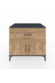 Kronos Şifonyer Tek Raflı Tek Çekmeceli 2 Kapaklı 88x59x80 - S69M021V6C