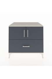 Kronos Şifonyer 2 Raflı Tek Çekmeceli 2 Kapaklı 88x59x80 Aytaşı-Antrasit