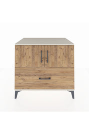 Kronos Şifonyer 2 Raflı Tek Çekmeceli 2 Kapaklı 88x59x80 Aytaşı-Çam