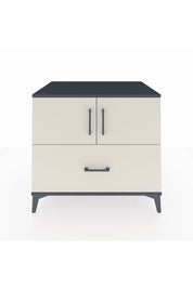 Kronos Şifonyer 2 Raflı Tek Çekmeceli 2 Kapaklı 88x59x80 Antrasit-Aytaşı