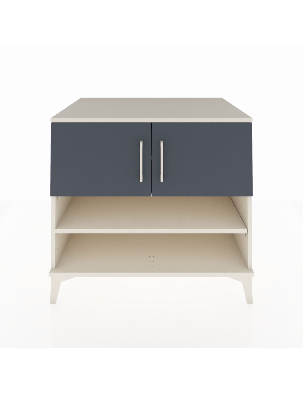 Kronos Şifonyer 3 Raflı 2 Kapaklı 88x59x80 Aytaşı-Antrasit