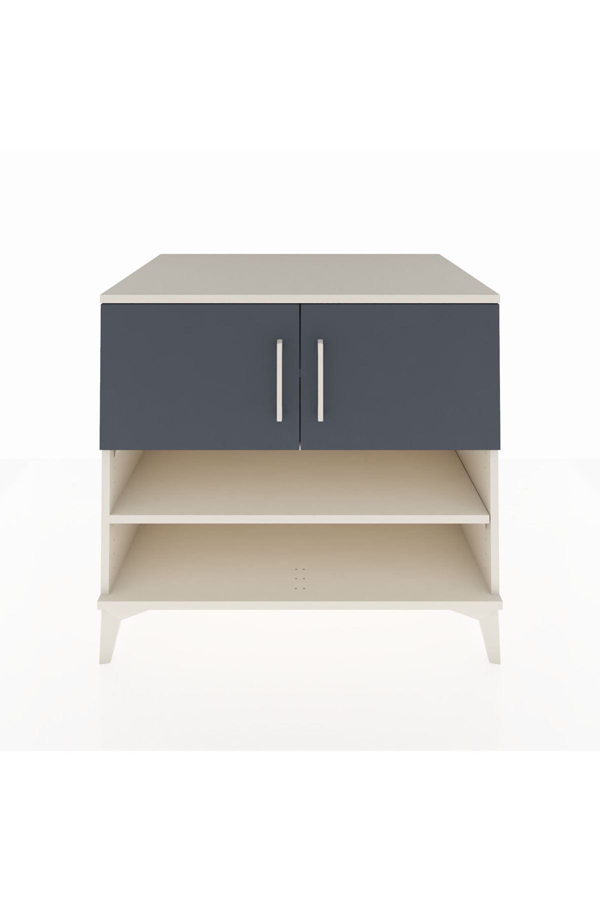 Kronos Şifonyer 3 Raflı 2 Kapaklı 88x59x80 Aytaşı-Antrasit