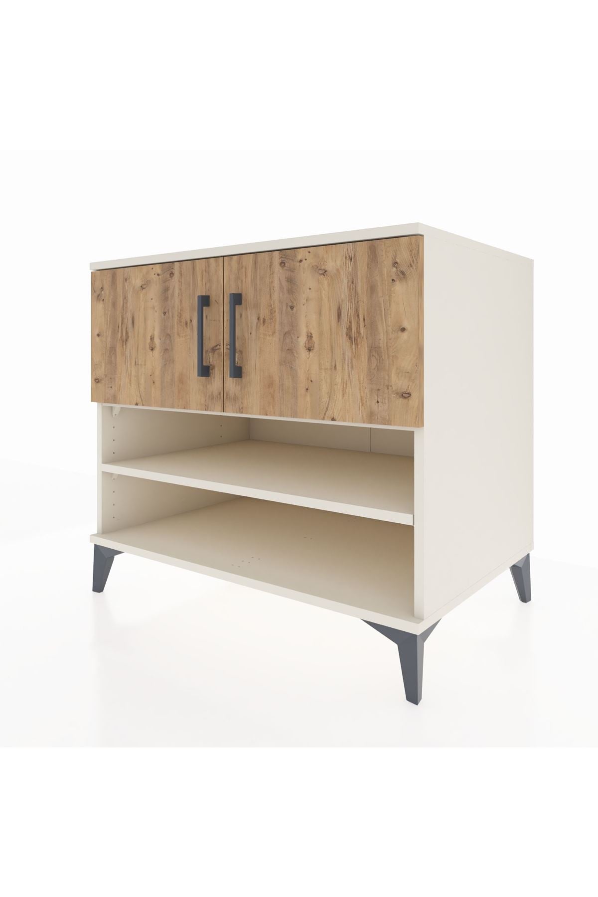 Kronos Şifonyer 3 Raflı 2 Kapaklı 88x59x80 Aytaşı-Çam