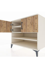 Kronos Şifonyer 3 Raflı 2 Kapaklı 88x59x80 Aytaşı-Çam