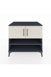 Kronos Şifonyer 3 Raflı 2 Kapaklı 88x59x80 Antrasit-Aytaşı