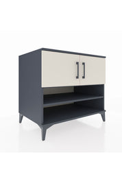 Kronos Şifonyer 3 Raflı 2 Kapaklı 88x59x80 Antrasit-Aytaşı