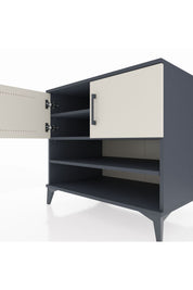 Kronos Şifonyer 3 Raflı 2 Kapaklı 88x59x80 Antrasit-Aytaşı