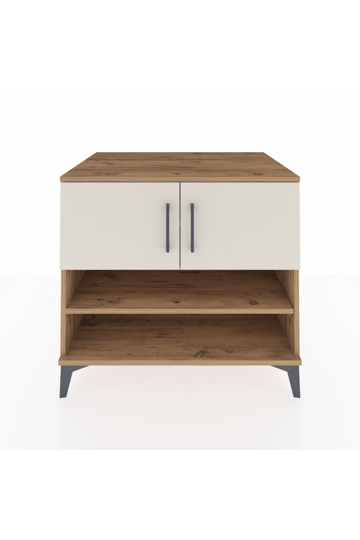 Kronos Şifonyer 3 Raflı 2 Kapaklı 88x59x80 Çam-Aytaşı