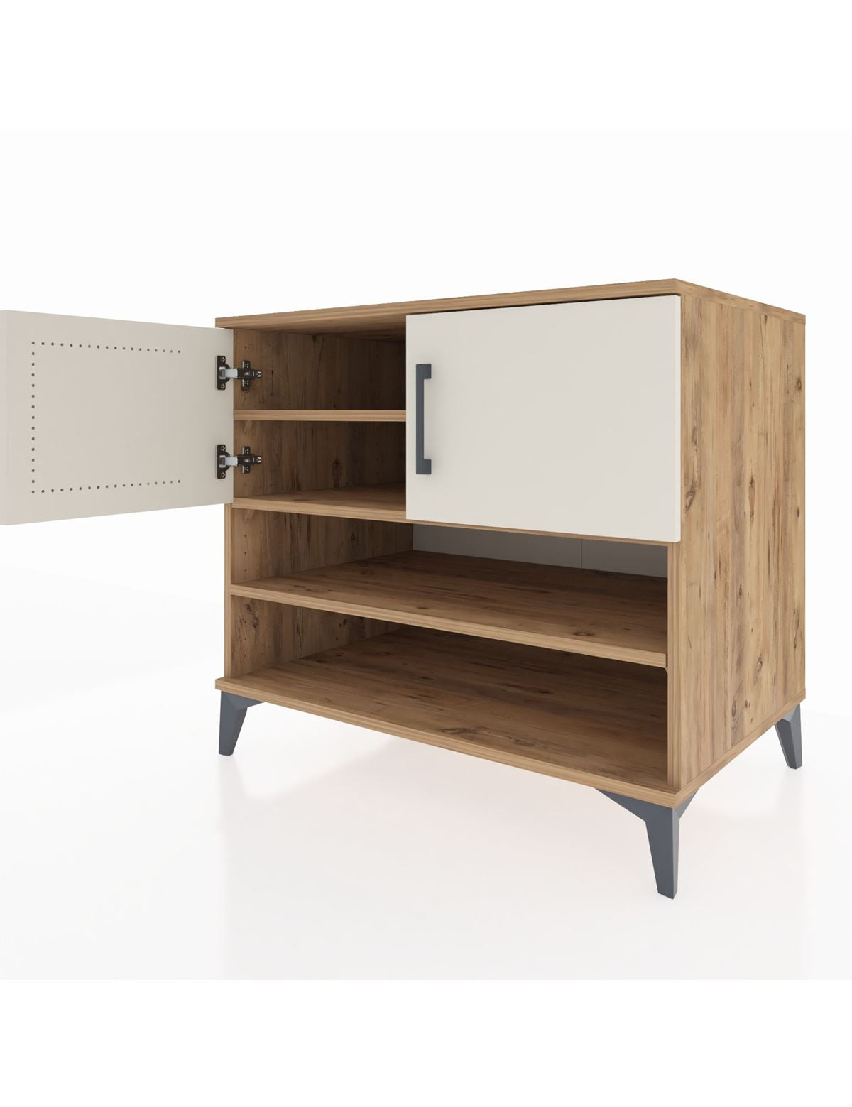 Kronos Şifonyer 3 Raflı 2 Kapaklı 88x59x80 - S69M023V7C