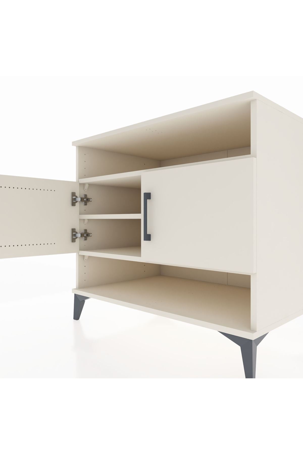 Kronos Şifonyer 3 Raflı 2 Kapaklı 88x59x80 Aytaşı-Aytaşı